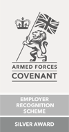 Armed Forces Covenant Employer Recognition Scheme Silver award